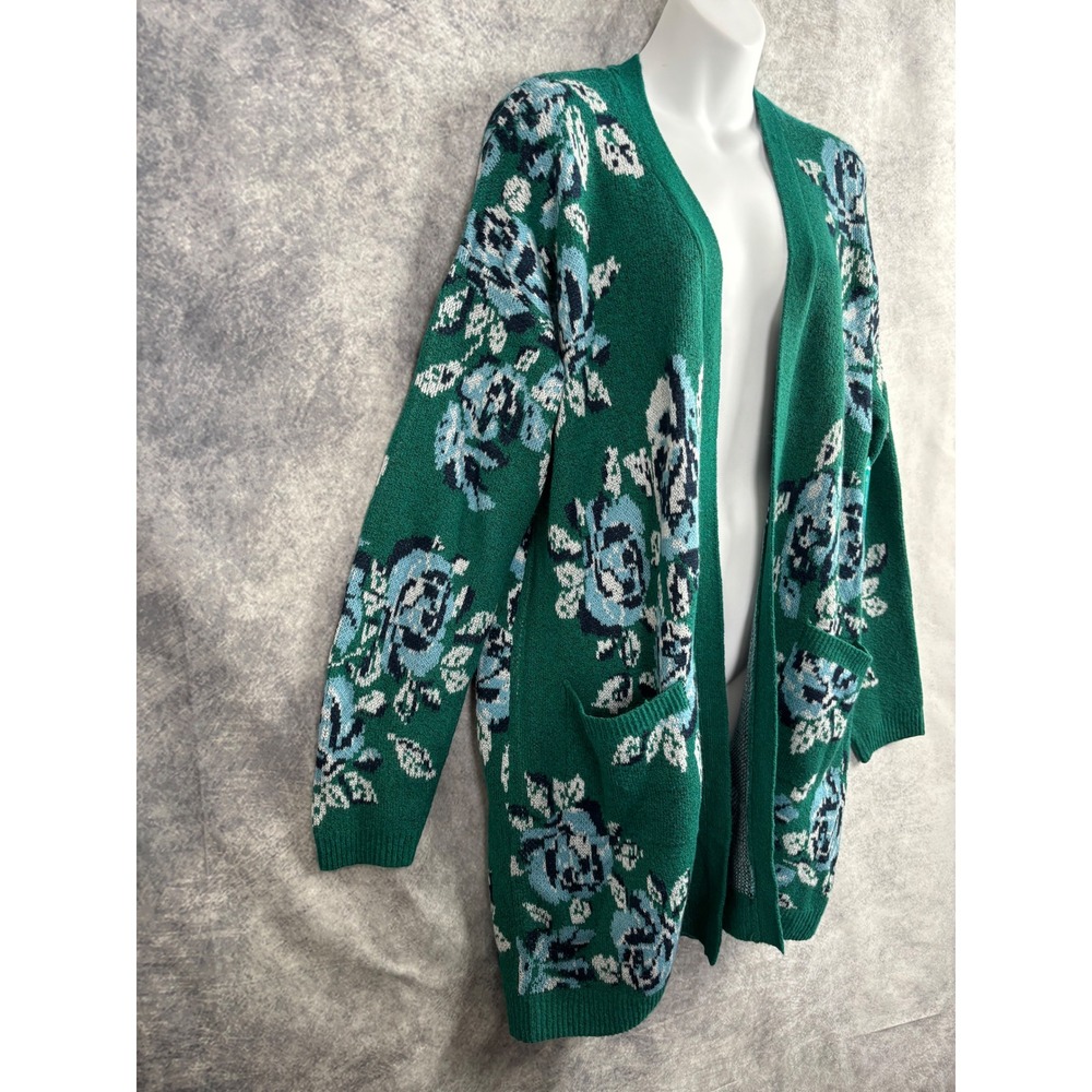 The Pioneer Woman Floral Jacquard Open Front Cardigan Size Large NWT - Picture 4 of 10